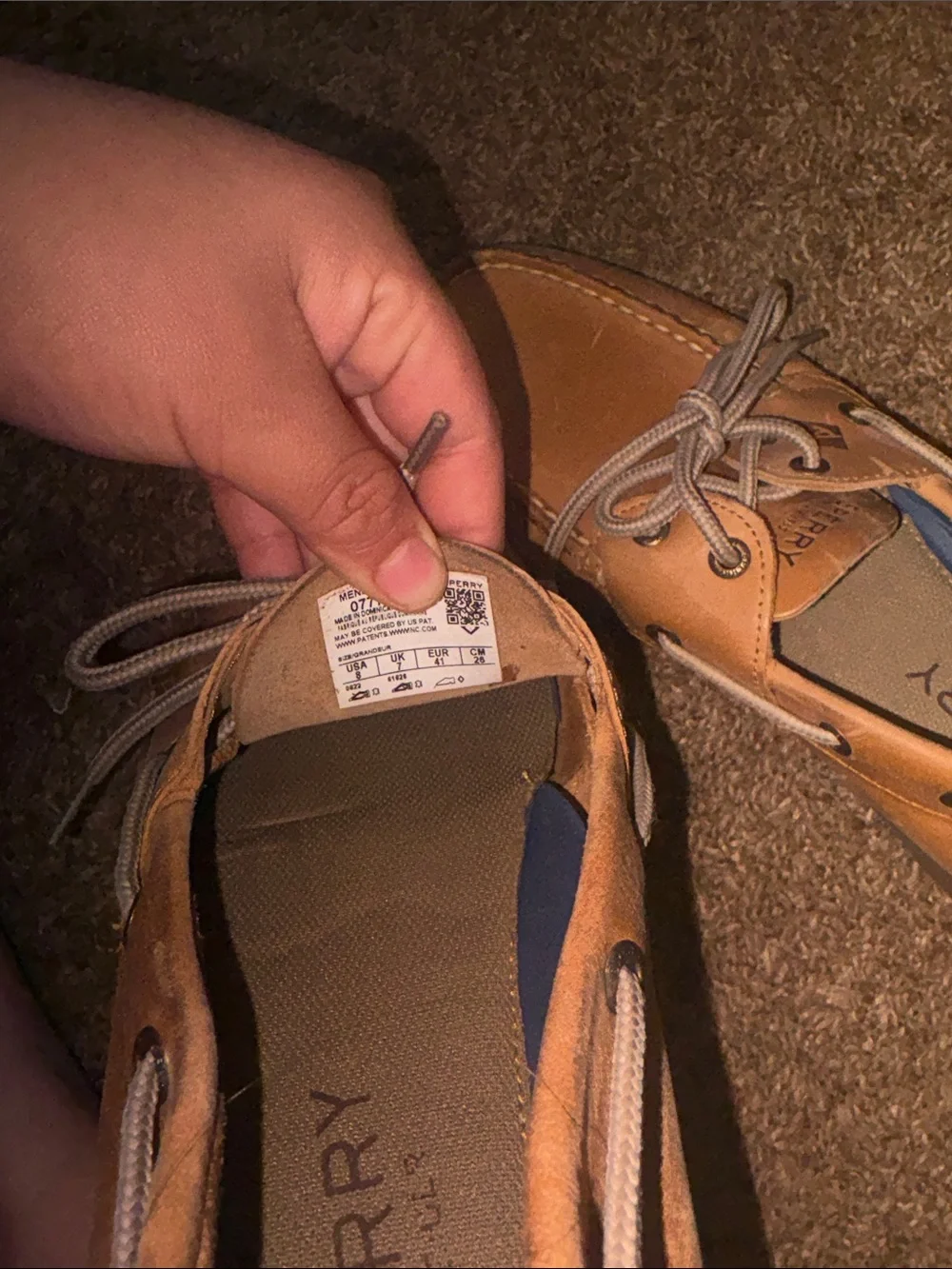 Sperry classic leather